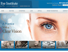 Tablet Screenshot of birdeyeinstitute.com